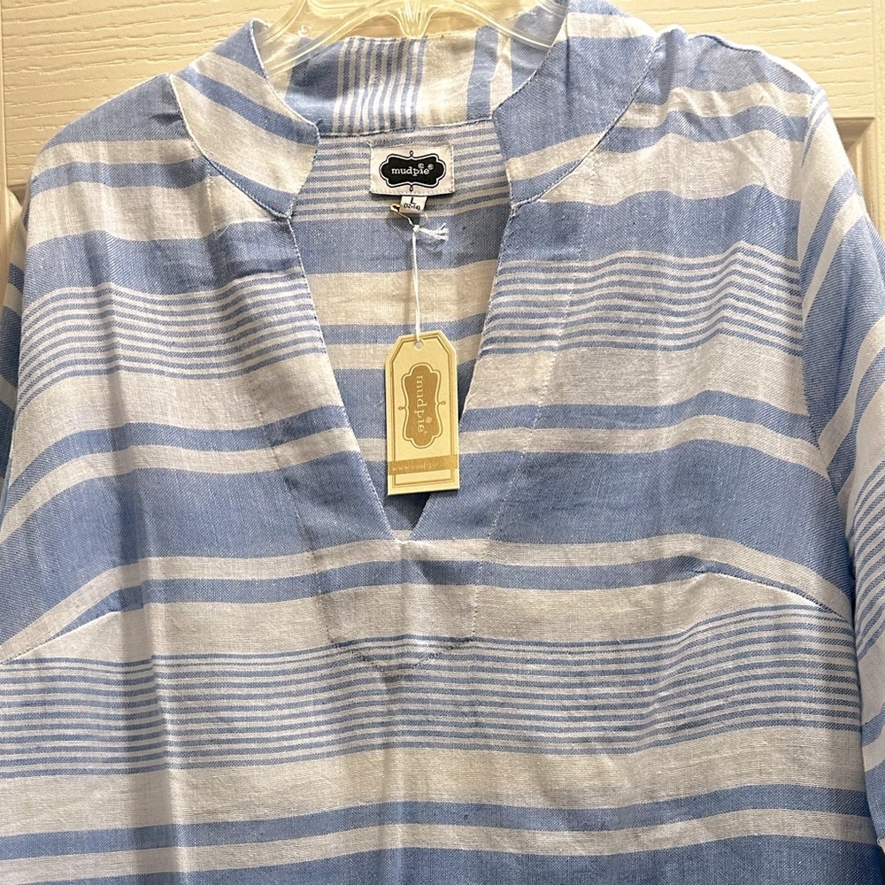 Mud Pie summer Blouse NWT